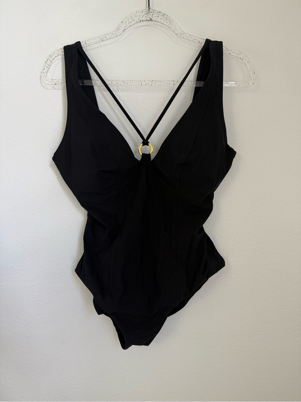Amoressa by Miraclesuit Black Queen B One Piece Swimsuit Size 10